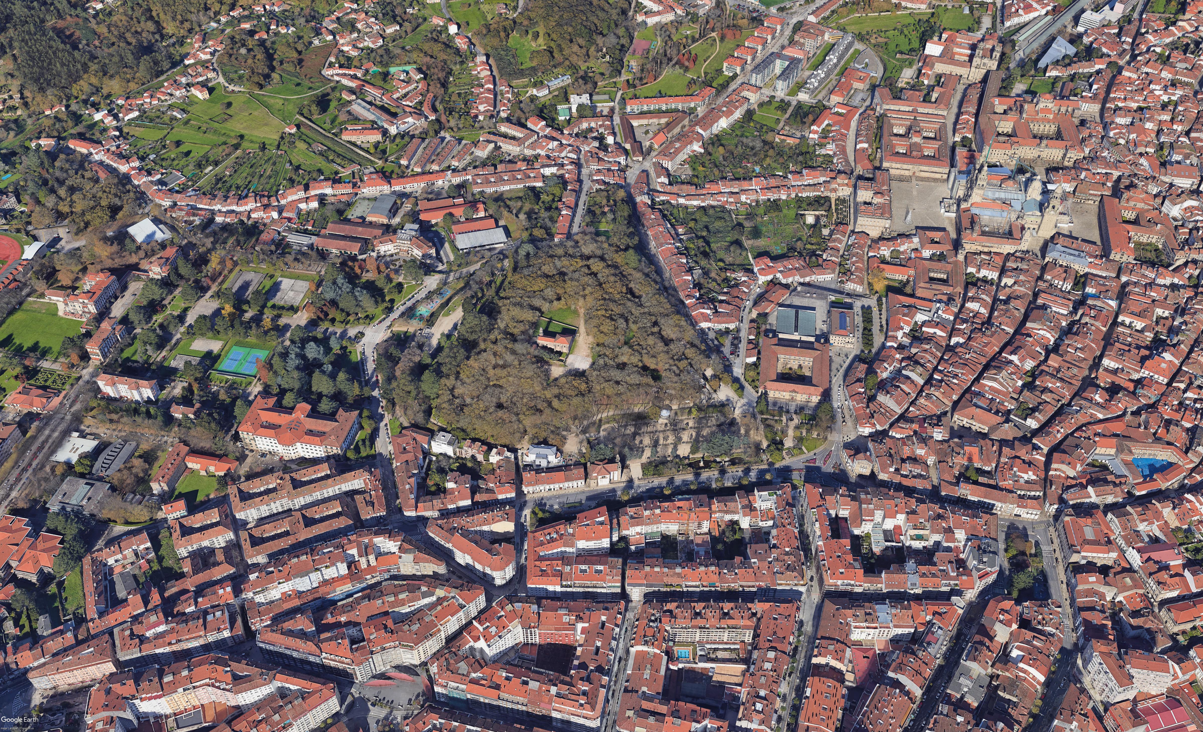 Master Plan for the Alameda de Santa Susana in Santiago de Compostela.